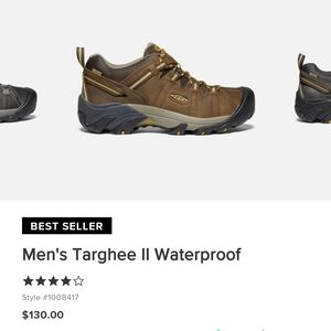 NWT KEEN Targhee II Waterproof hiking shoes